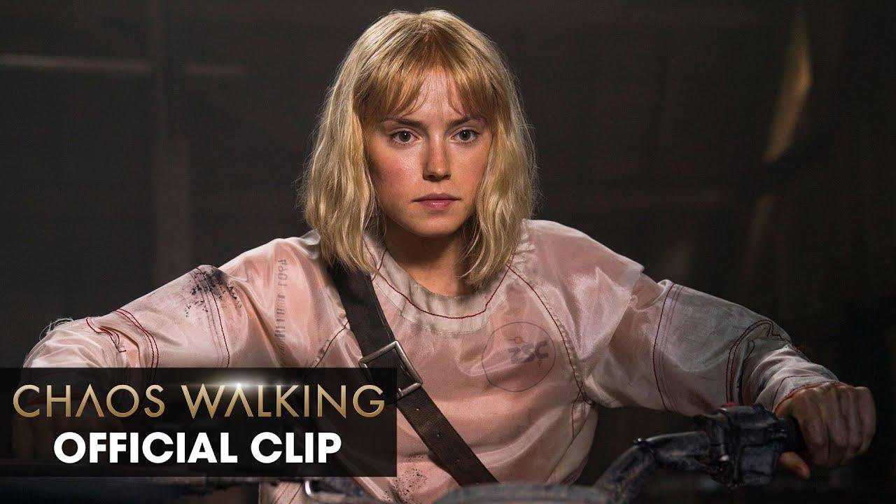 Chaos Walking (2021 cinema) Official Clip “Viola Escapes” – Tom Holland, Daisy Ridley