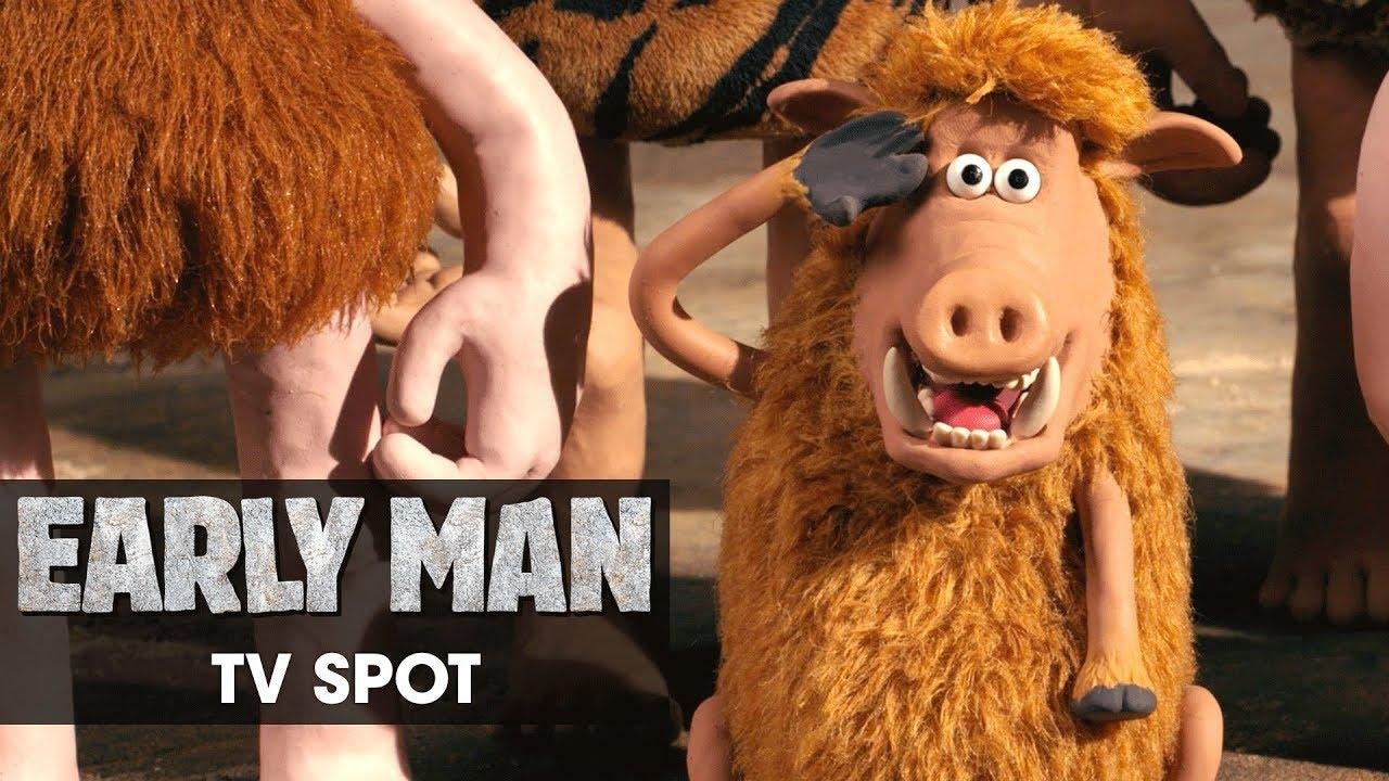 Early Man (2018 cinema) Official TV Spot – “film analysts Rave” – Eddie Redmayne, Tom Hiddleston