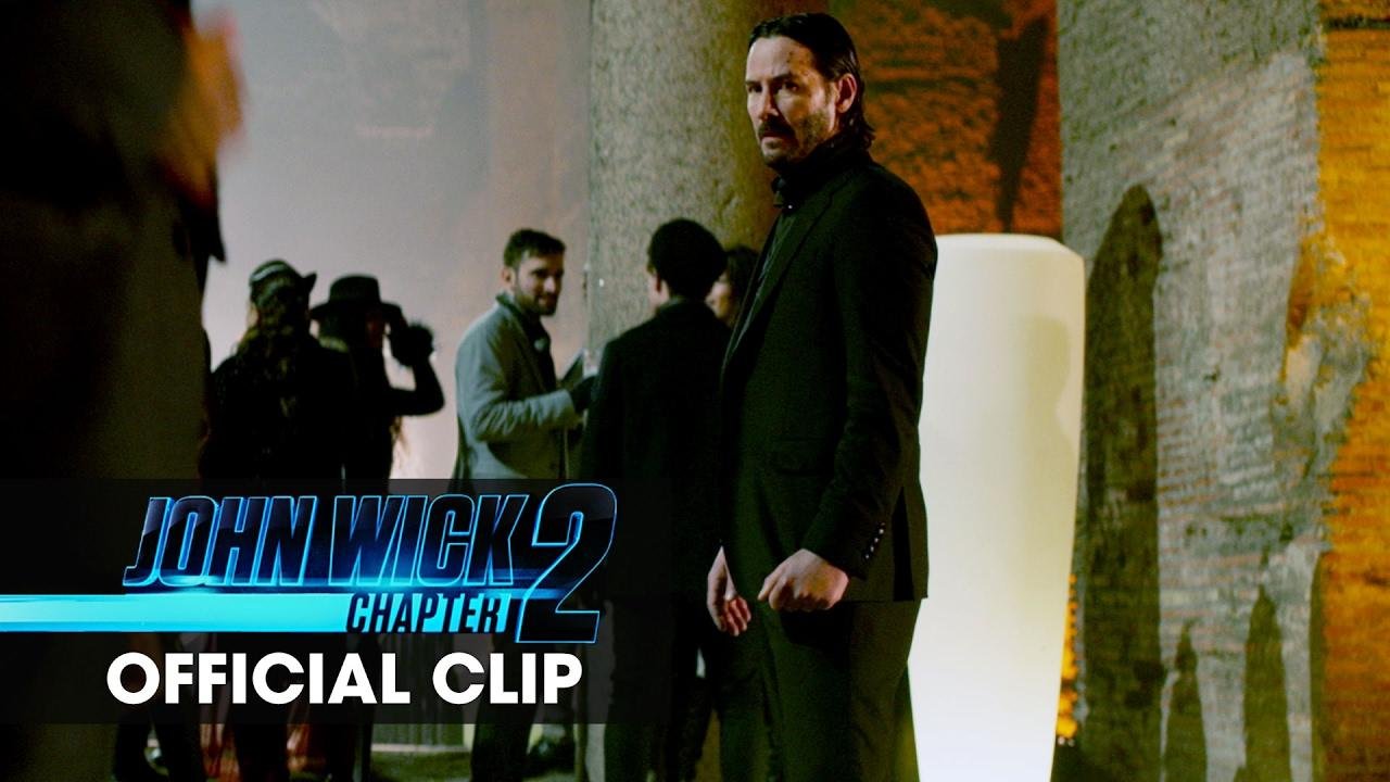 John Wick: Chapter 2 (2017 cinema) Official Clip – ‘You Working’