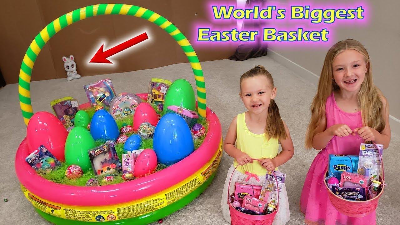 Dad vs Easter Bunny! World’s Biggest Easter Basket!!!