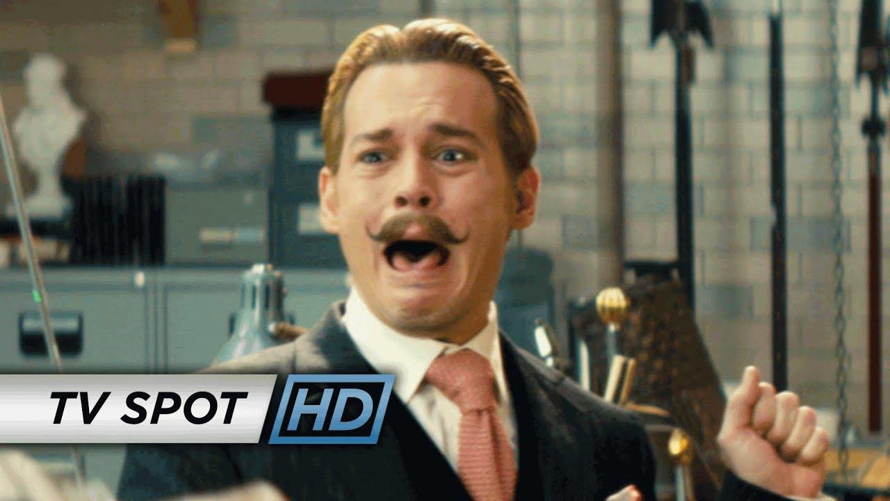 Mortdecai (2015 film – Johnny Depp) Official TV Spot – “Courageous”