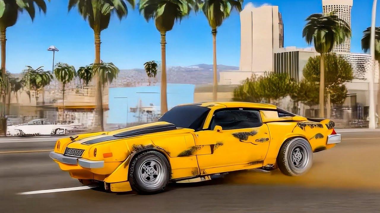 Transformers 1 cinema timeless Camaro Bumblebee Vehicle Car Robot Toy