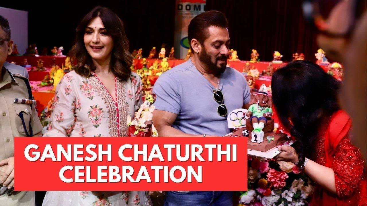 Salman Khan, Sana, Sonu & Others Celeb Present At Eco-Friendly Celebration Of Ganesh Chaturthi