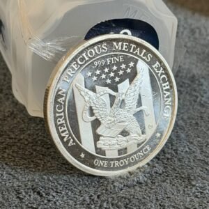 1 Troy Ounce .999 Fine Silver Round Apmex Eagle Design