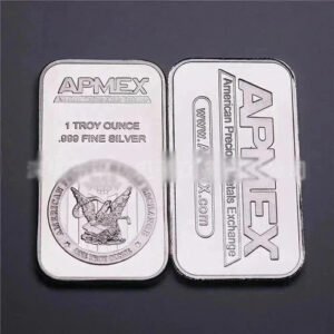 APMEX-1 oz Silver Bar .999 Fine Sealed American Precious Metals-USA*