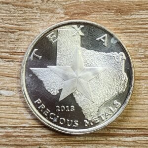 2013 State Of Texas Precious Metals .9999 Silver Round